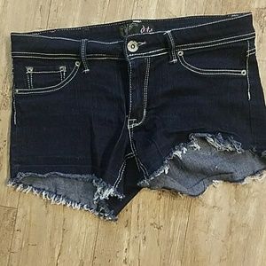 Super stretchy cut off jean shorts